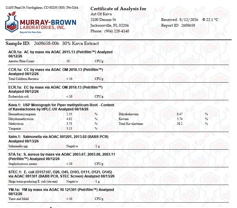 Firewalker Noble Co2 30% Kava Extract