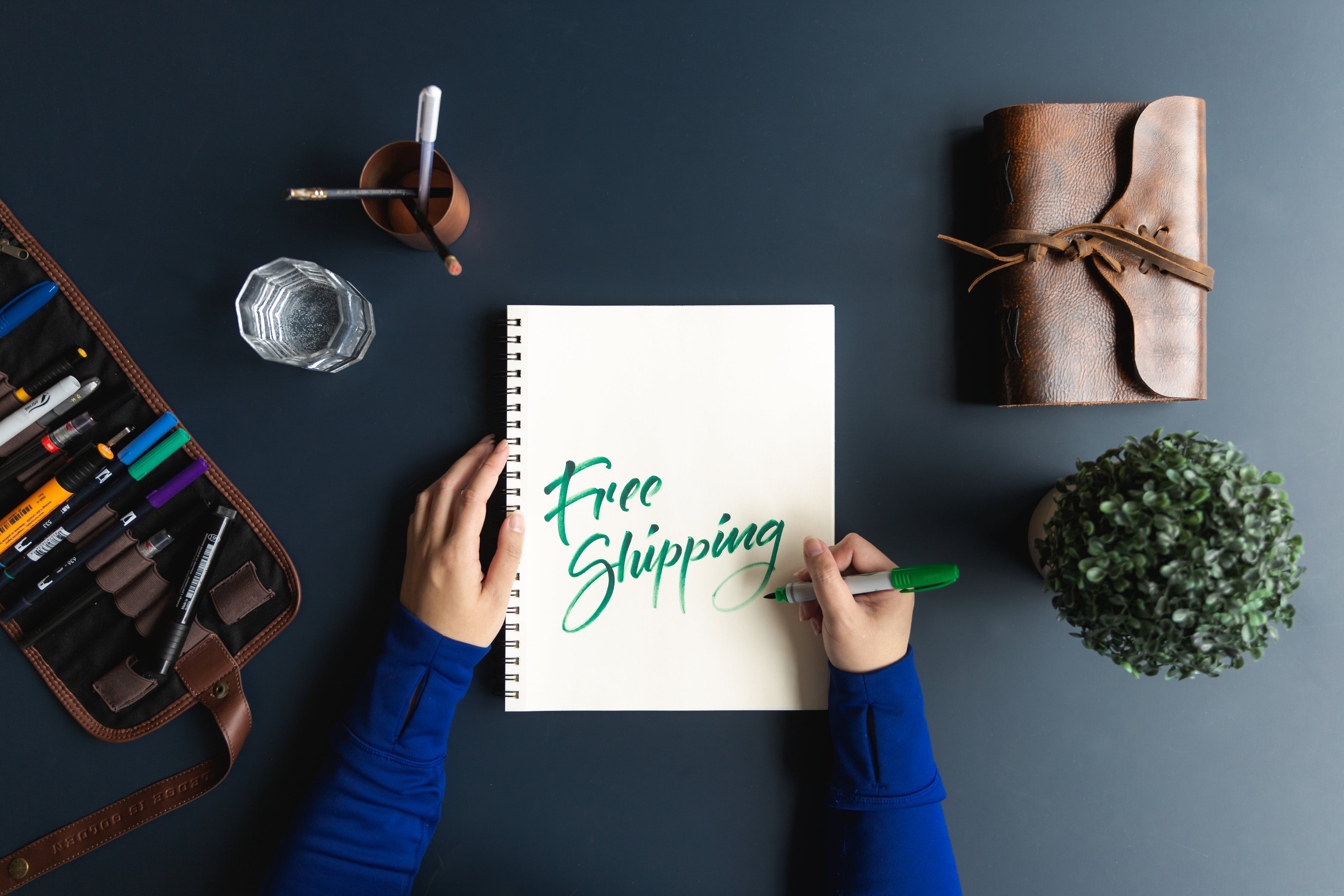 free domestic shipping on all products