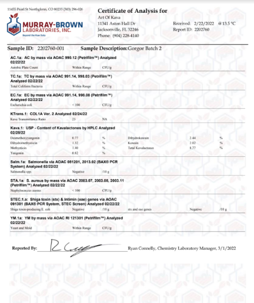 Gorgor Kava Single Cultivar | Gorgor Kava Powder | Art of Kava